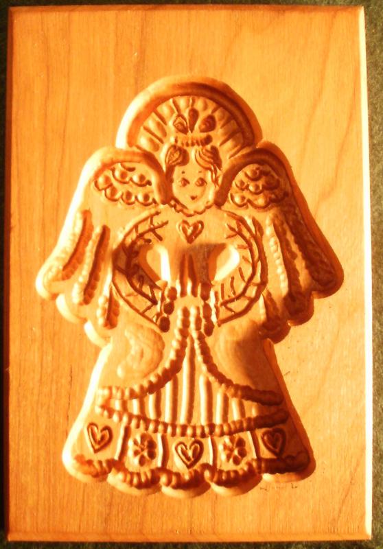 angel cookie mold