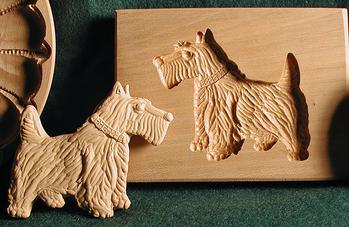 wooden shortbread mould