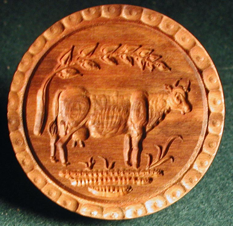 Butter stamps, hand-carved by Gene Wilson